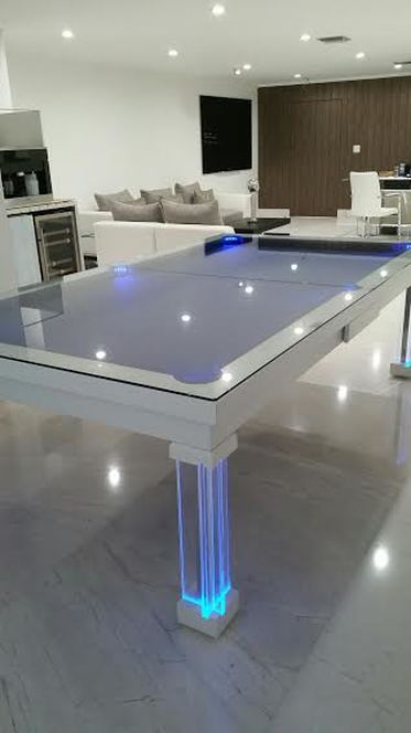 Neon Dining Pool Table