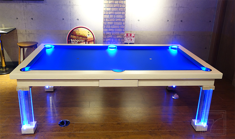 Neon Pool Table