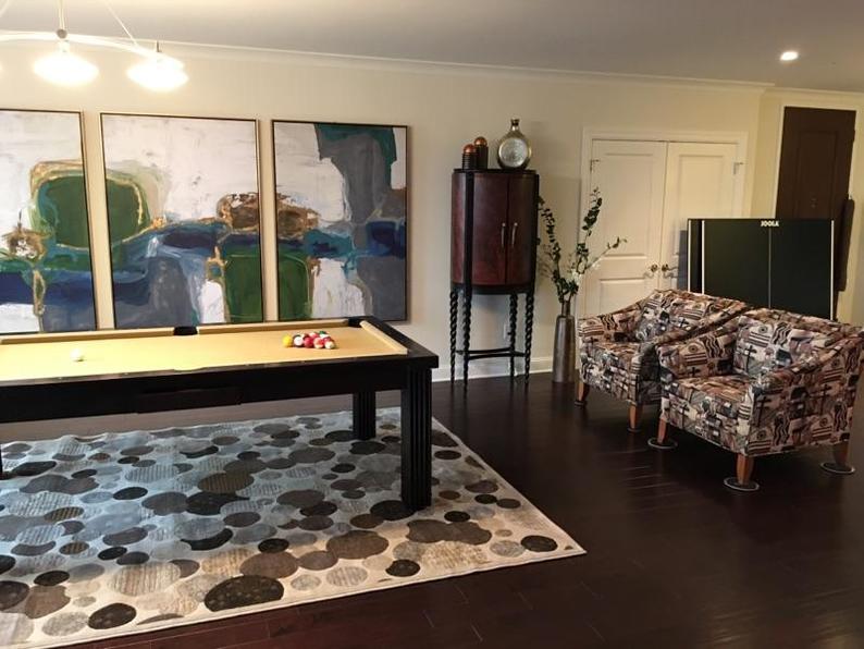Dining Pool Table with Matching Top