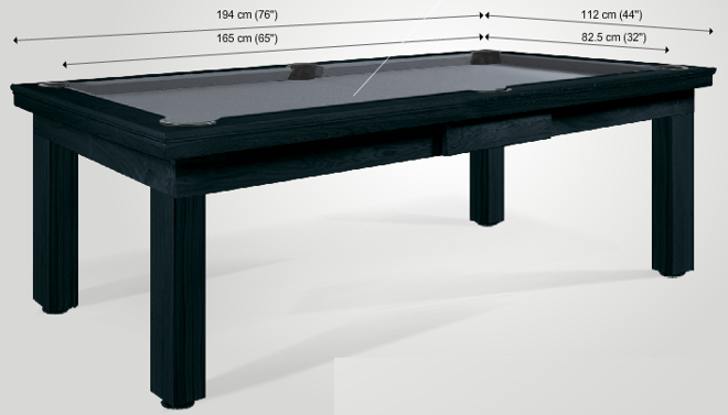 Dining Room Pool Tables Dimensions