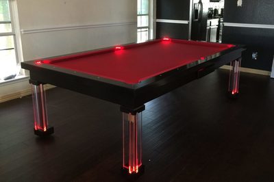 Neon Dining Pool Table