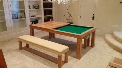 Top for dining pool tables